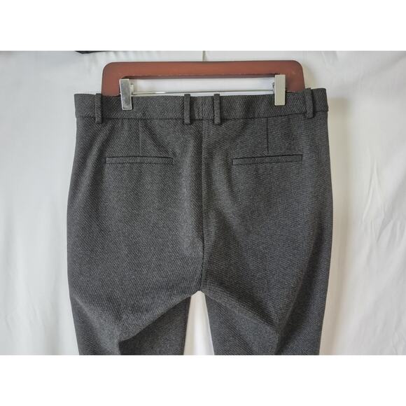 Theory Womens Charcoal Melange Sculpted Blazer Pleated Trouser Pants Set US 10 - Picture 16 of 16